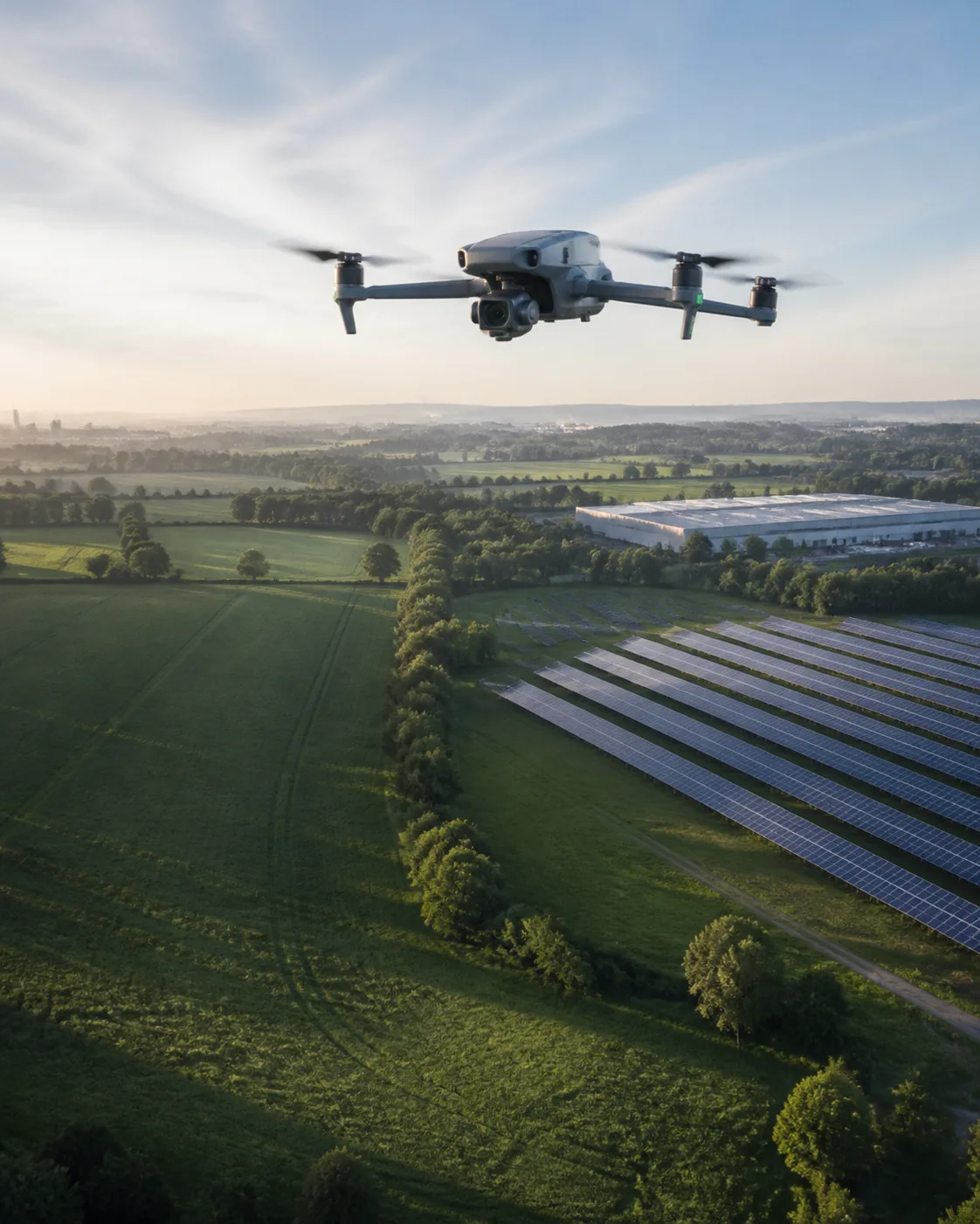 Operation professionnelle avec un drone